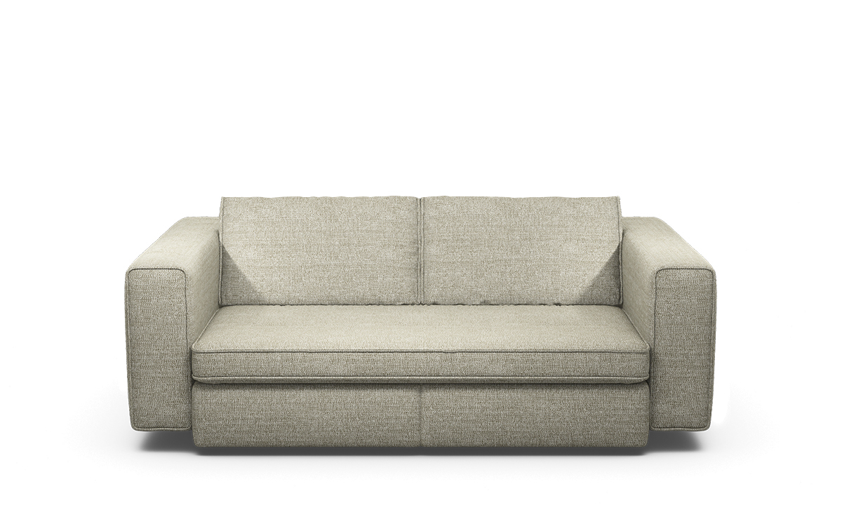 Sensoo Cosy1 2-Sitzer Sofa in Rivoli naturel beige