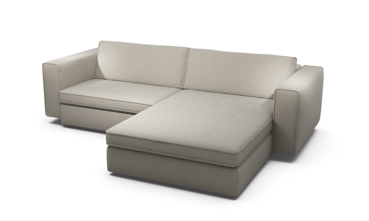 Cloudy1_BL240_Pers_Wembley Naturel Sensoo Cosy1 2-Sitzer Sofa in Diva gold gelb