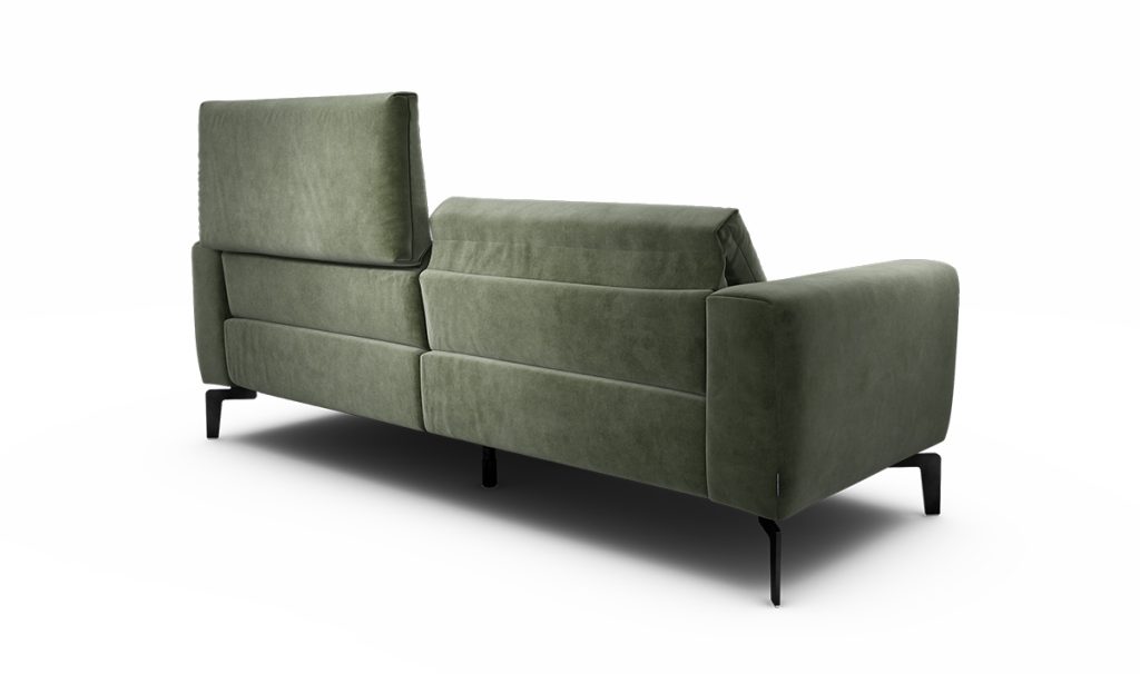Sensoo Cosy1 2,5-Sitzer Sofa mit HockerDiva forest grün