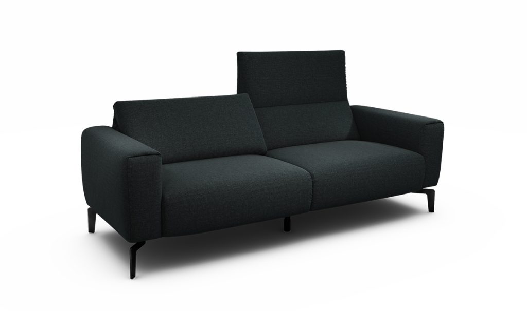 Sensoo Cosy1 2,5-Sitzer Sofa Rivano anthracite dunkel grau