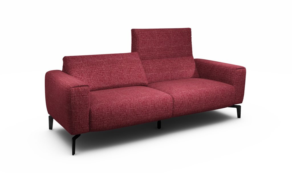 Sensoo Cosy1 2,5-Sitzer Sofa Rivoli passion rot
