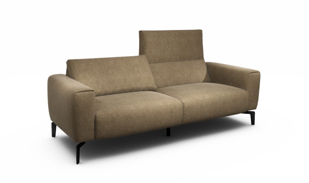 Sensoo Cosy1 2,5-Sitzer Sofa Sambia chocolat braun