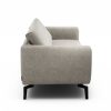 Sensoo Cosy1 2,5-Sitzer Sofa mit HockerSambia perle hell grau