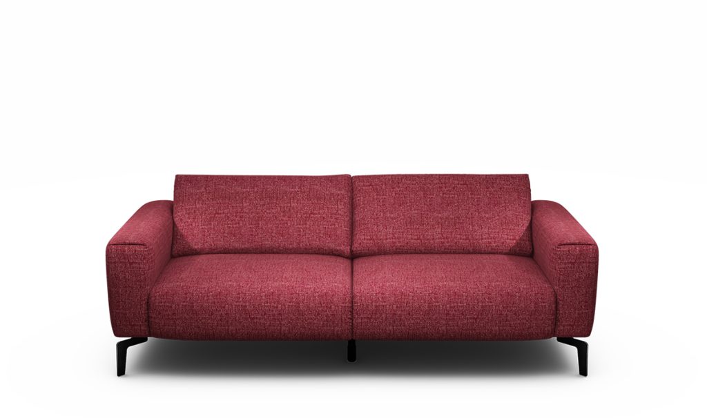 Sensoo Cosy1 2,5-Sitzer Sofa Rivoli passion rot