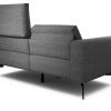 Sensoo Cosy1 2-Sitzer Sofa in Rivoli anthracite dunkel grau