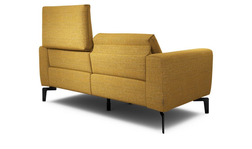 Sensoo Cosy1 2-Sitzer Sofa in Rivoli gold gelb