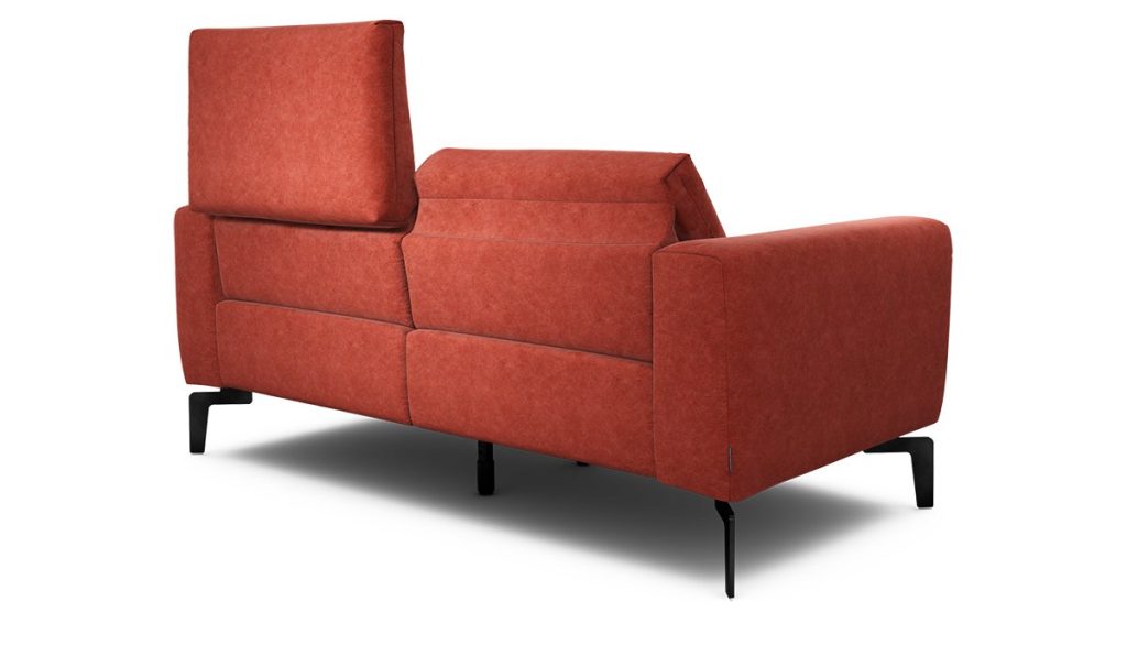 Sensoo Cosy1 2-Sitzer Sofa in Sambia passion rot