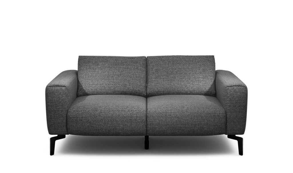 Sensoo Cosy1 2-Sitzer Sofa in Rivoli anthracite dunkel grau