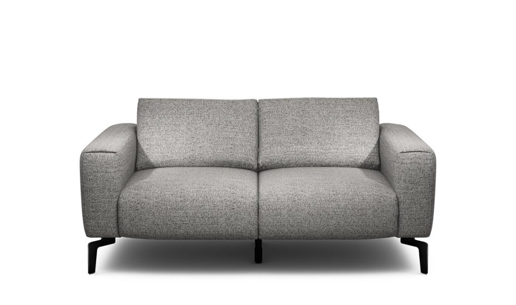 Sensoo Cosy1 2-Sitzer Sofa in Rivoli perle hell grau