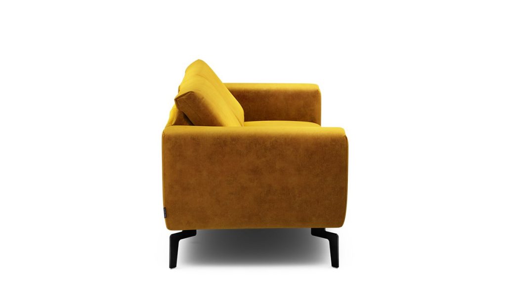 Sensoo Cosy1 2-Sitzer Sofa in Diva gold gelb