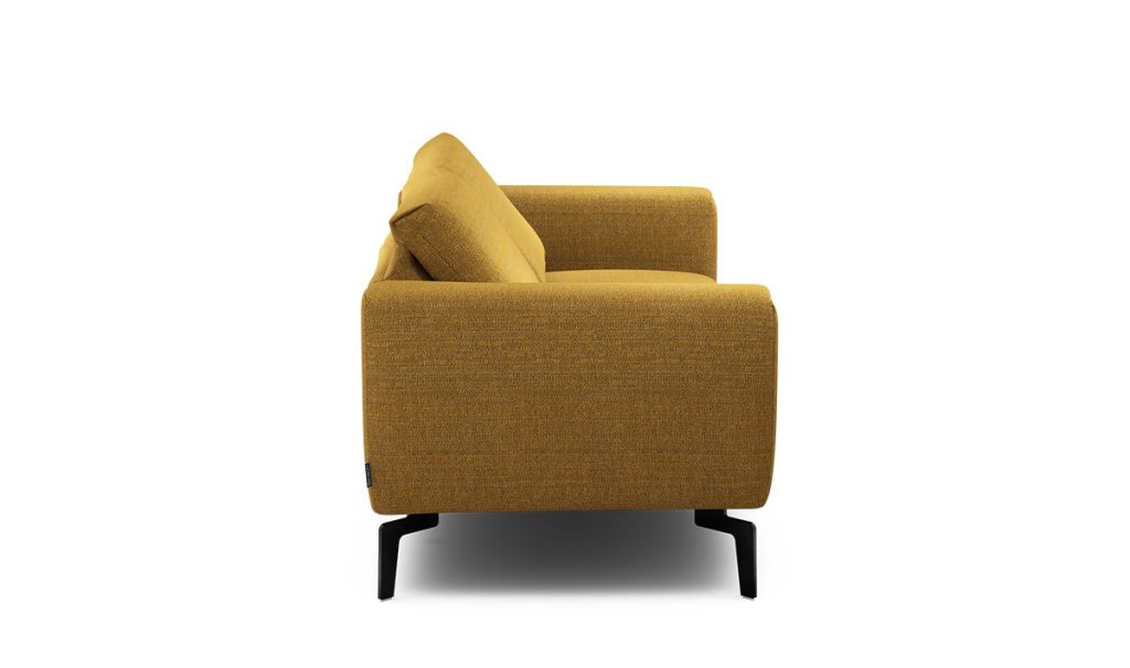 Sensoo Cosy1 2-Sitzer Sofa in Rivoli gold gelb