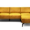 Sensoo Cosy1 3-Sitzer Sofa mit Hocker Diva gold gelb