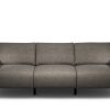 Sensoo Cosy1 3-Sitzer Sofa Sambia anthracite dunkel grau