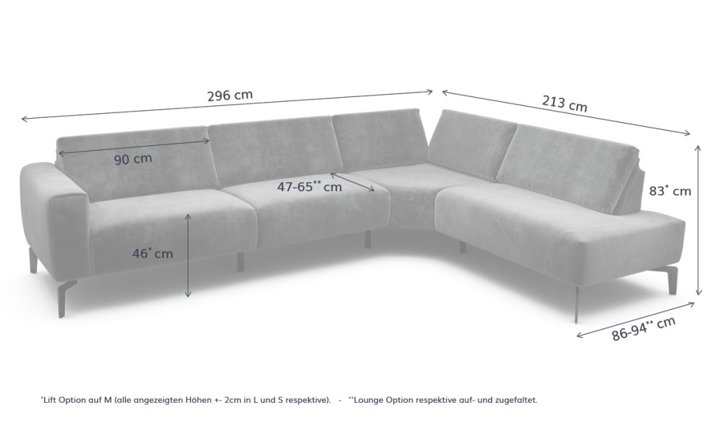 Sensoo - Cosy1 large corner sofa right